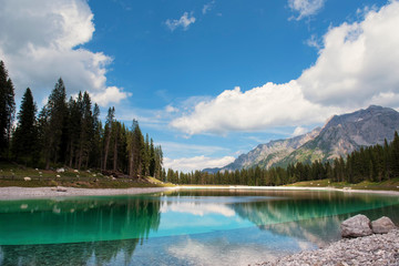 Madonna di Campiglio, Lake Montagnoli, Trentino, Italy, Val Rendena