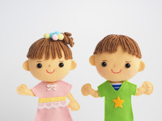 子供のフエルトドール