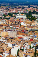 Spain - Andalucía -  Málaga - Granada - Albayzin 2006 : Aerial View Of The Albayzin Spain