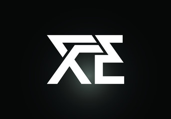 Initial Monogram Letter X E Logo Design Vector Template. Graphic Alphabet Symbol for Corporate Business Identity