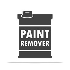Paint remover icon vector isolated