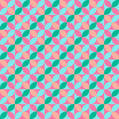 Color geometric pattern