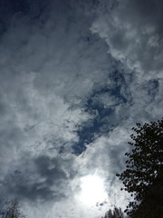 storm clouds over the sky