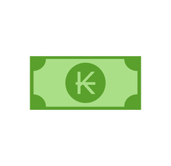 Coins lao kip icon in simple style isolated on white background. Laos is a developing country and a new star in Asia.