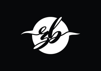 Initial Monogram Letter Z B Logo Design Vector Template. Graphic Alphabet Symbol for Corporate Business Identity