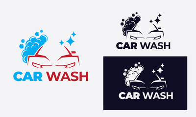 Fototapeta premium car logo can also for mechanic, car wash , service , car repair with style modern and given full color and black and white very suitable for business , vector eps 10