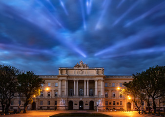   Ivan Franko National University of Lviv at night