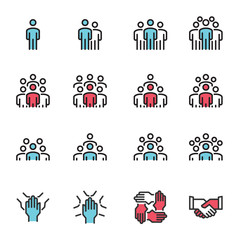 Fototapeta premium People Icons 