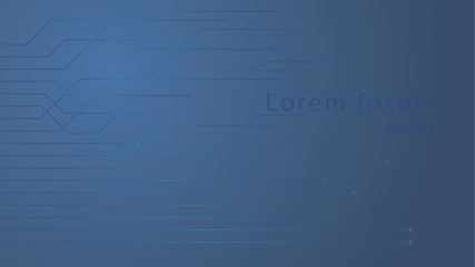 Obraz premium Business technology abstract background for landing presentation page, title for first slide page, tempate for advertisement. design for presetation material.