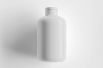 Bottle cosmetic mock up - 3d rendering