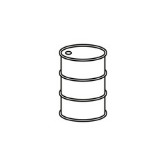 Barrel icon. Vector illustration. Line style.