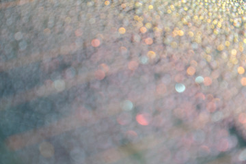 Blurred water droplets on the windscreen. Blurred water droplets on the glass.