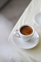 Coffee in the morning