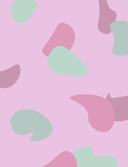 Abstract background with spots in pastel colors-nude.