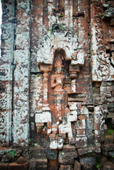 Vietnamese temple wall carvings