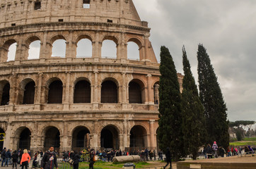 Fototapeta premium colosseum in rome italy