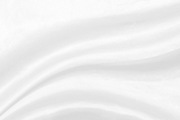 White clean folded curved fabric texture for elegant design background design card