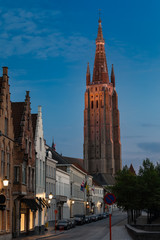 Fototapeta na wymiar Church of Lady Bruges