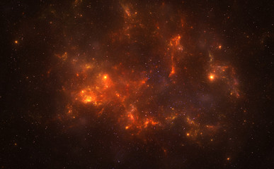 Fototapeta na wymiar Deep space nebula