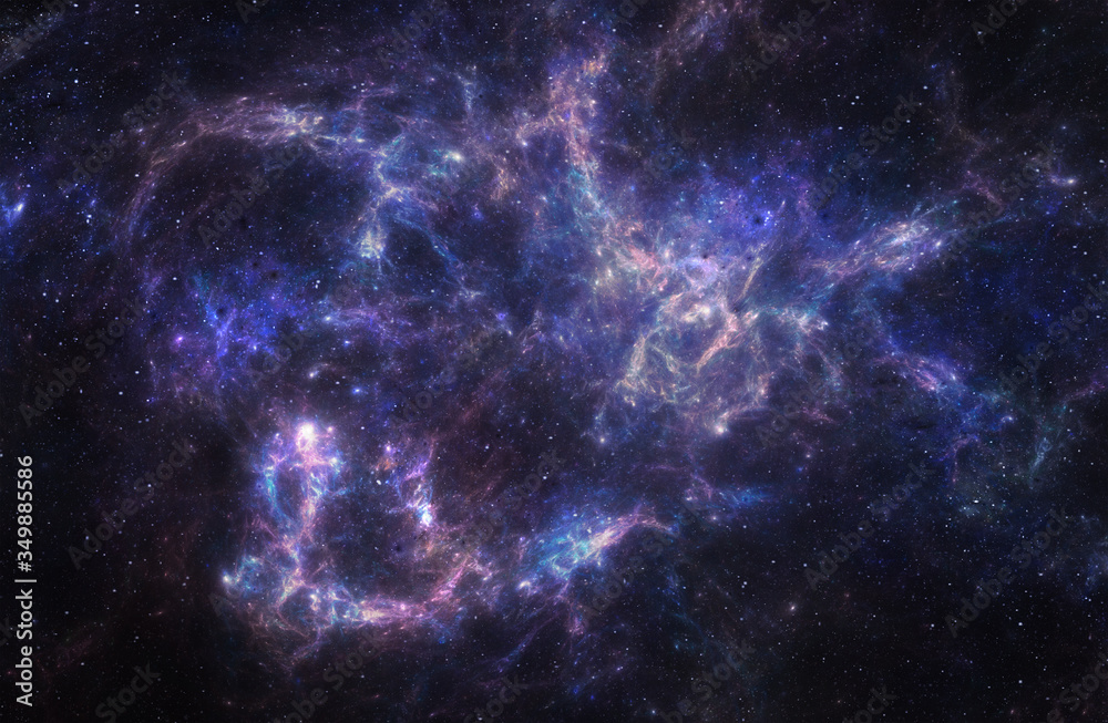 Canvas Prints deep space nebula