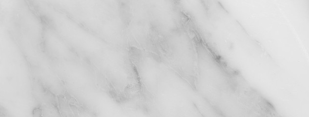 White marble texture pattern banner background.