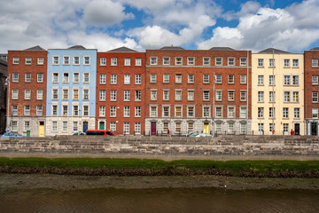 Riverside Houses in City of Dublin in Ireland