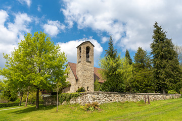 Fototapeta na wymiar Kirche Rettenbach | Sankt Englmar | Bayerischer Wald | Filialkirche St. Wolfgang
