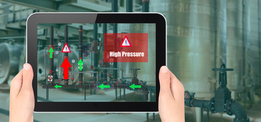 new normal Futuristic Technology concept in smart business indudstry using ai artificial intelligence, machine learning, digital twin, 5g, big data, iot, augmented mixed virtual rality, ar, vr,robot,