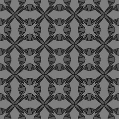 Fototapeta premium abstract grey celtic seamless pattern in viking or celtic style