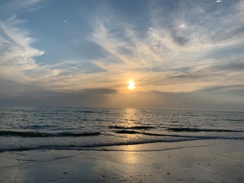 sea sanset sky 