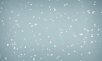 blue winter background with snowflakes