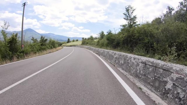 SS62 mountain road next to Cassio (Terenzo), Province of Parma, Emilia-Romagna, Italy