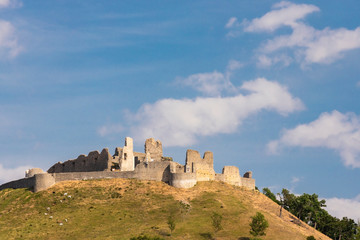 Branc castle ruins near Senica, Slovakia