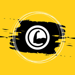 Fototapeta premium Strong Icon, Biceps Icon Vector Illustration Eps10