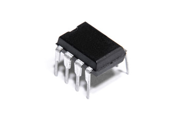 Microchip dip panel isolated on white background