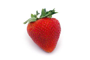 strawberry isolated on white background red fruit
