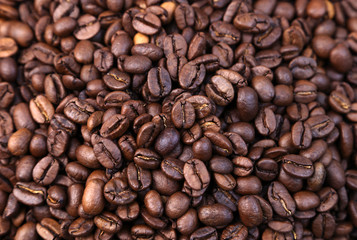 Roasted coffee beans