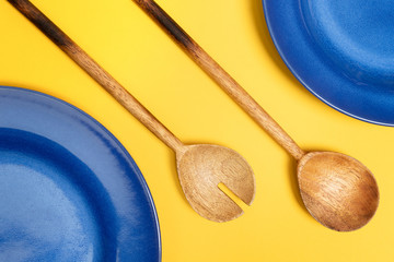 Rustic wood chef household items