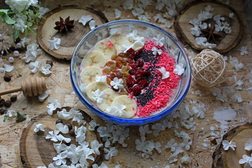 muesli with berries