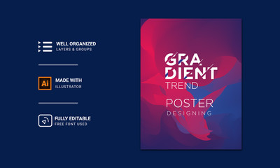 Gradient Design  Poster  Template