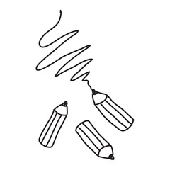 Obraz premium Vector stock illustration with single object, hand drawn, doodle style.