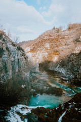 river in the mountains