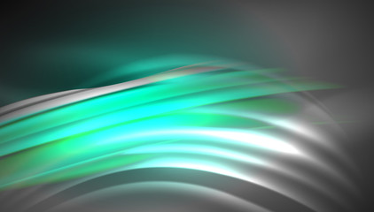 Creative fluid wave lines abstract background. Trendy abstract layout template for business or technology presentation, internet poster or web brochure cover, wallpaper