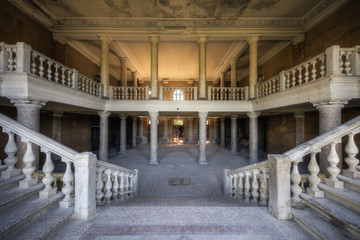 Decaying sanatorium in spa resort in Georgia.