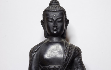 Fototapeta na wymiar close up Face of Buddha, sculpture