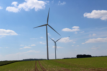 parc éolienne  / remigny 02
