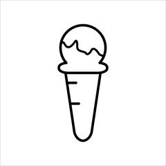Ice Cream Icon Design Vector Template