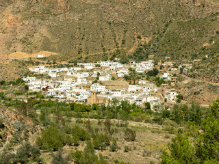 Fototapeta na wymiar Darrical, small town of La Alpujarra in southern Spain