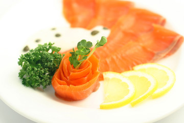 훈제연어를 이용한 요리