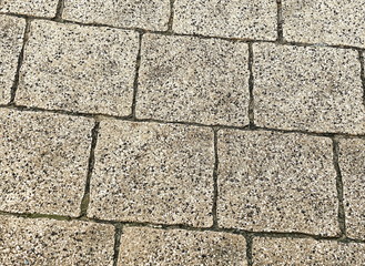 Concrete sidewalk pavement texture useful as a background